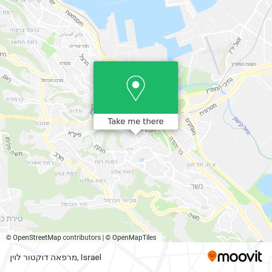 מרפאה דוקטור לוין map