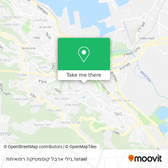 Карта נילי ארבל קוסמטיקה רפואיתת