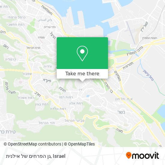 גן הפרחים של אילנית map