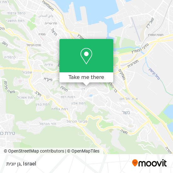 גן יונית map