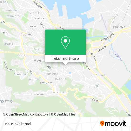 שרות רם map