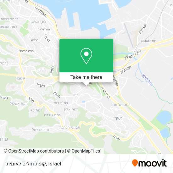 קופת חולים לאומית map