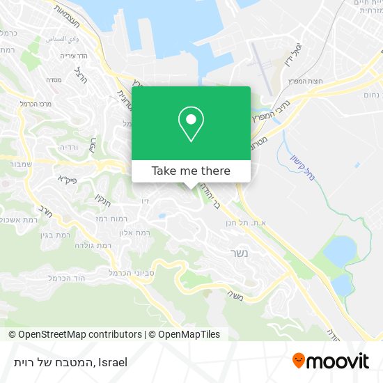 המטבח של רוית map