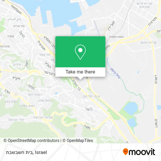 Hashavshevet House map