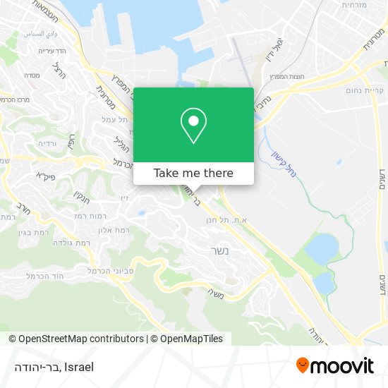 בר-יהודה map