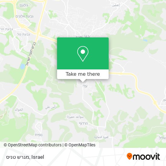 מגרש טניס map