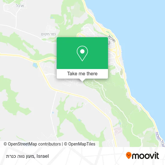 Карта מעון נווה כנרת