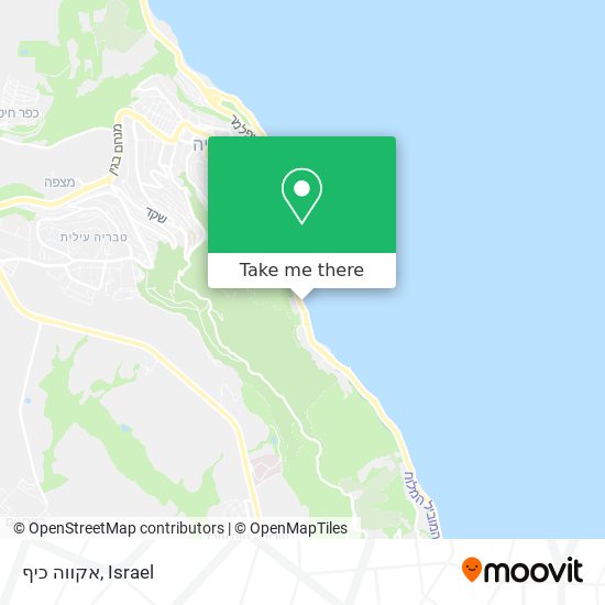 אקווה כיף map