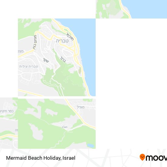 Mermaid Beach Holiday map