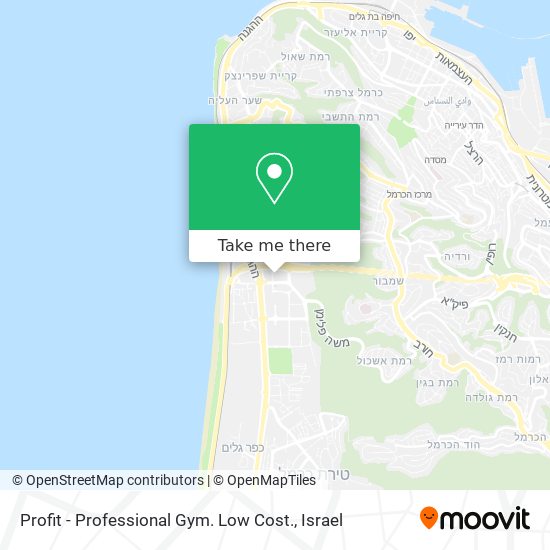 Profit - Professional Gym. Low Cost. map