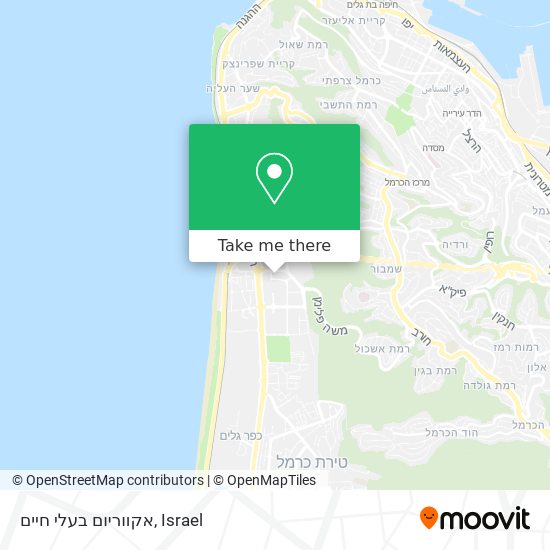 אקווריום בעלי חיים map