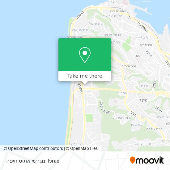 מגרשי אתוס חיפה map