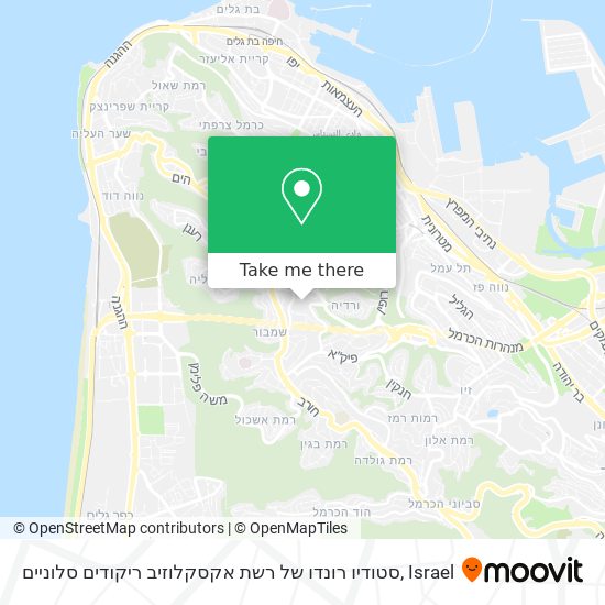Карта סטודיו רונדו של רשת אקסקלוזיב ריקודים סלוניים