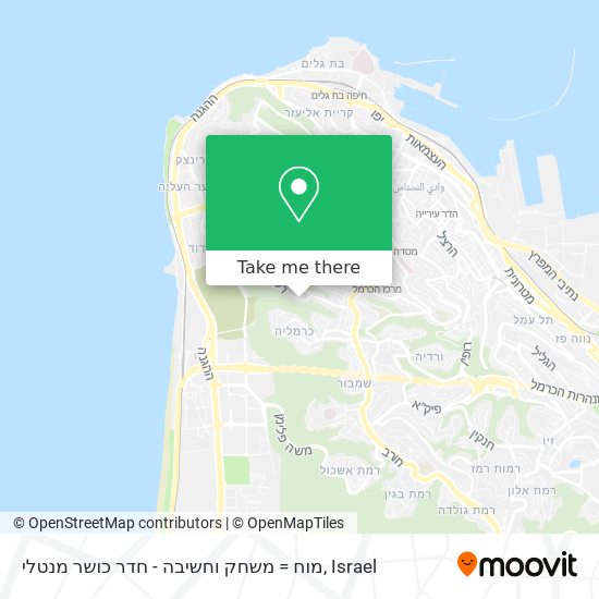 מוח = משחק וחשיבה - חדר כושר מנטלי map