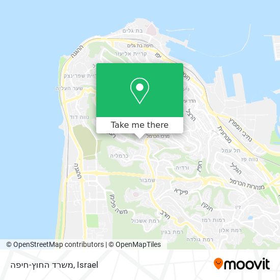 Карта משרד החוץ-חיפה