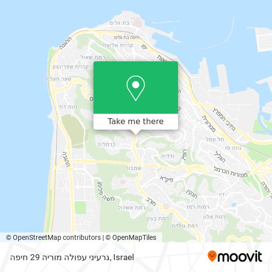 גרעיני עפולה מוריה 29 חיפה map