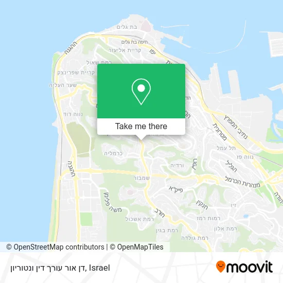 Карта דן אור עורך דין ונטוריון