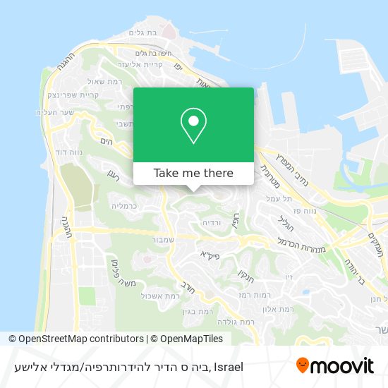 ביה ס הדיר להידרותרפיה / מגדלי אלישע map