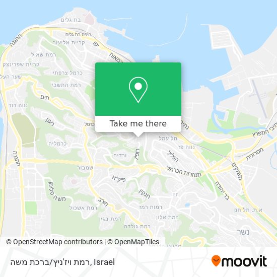 Карта רמת ויז'ניץ/ברכת משה