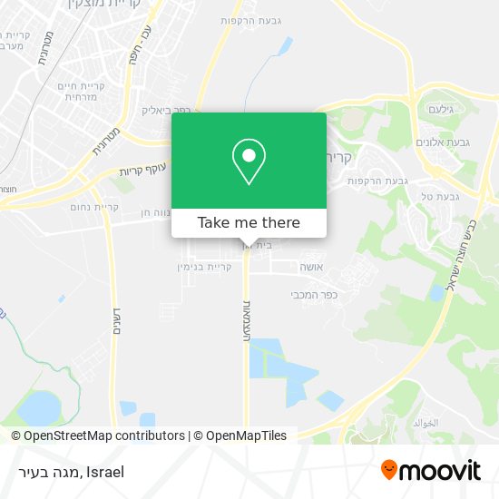 מגה בעיר map