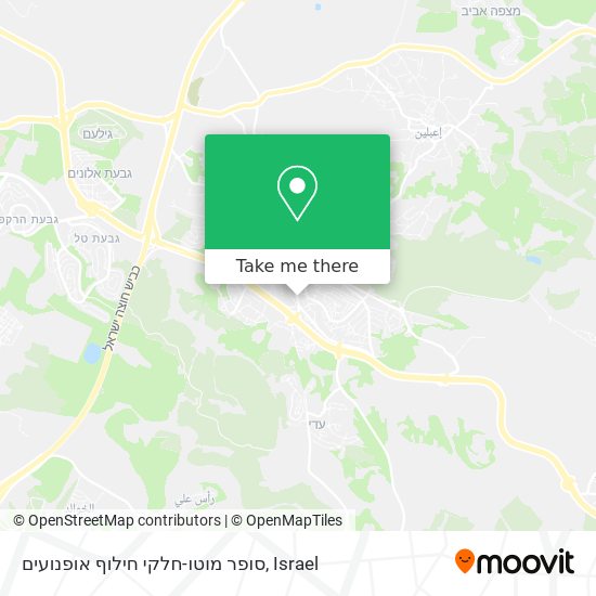 סופר מוטו-חלקי חילוף אופנועים map