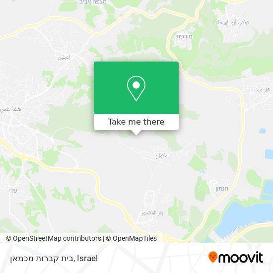 בית קברות מכמאן map