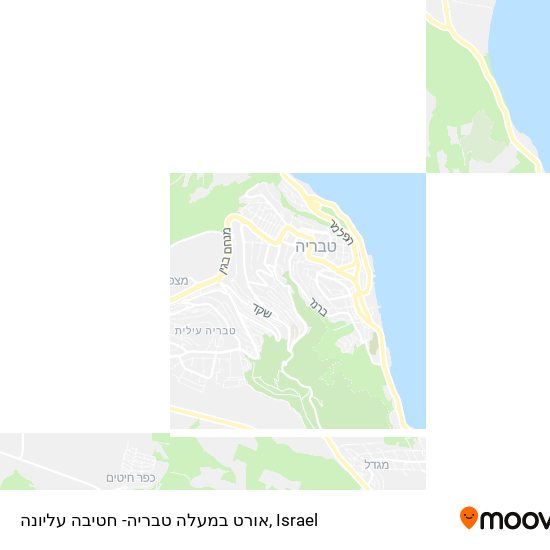 אורט במעלה טבריה- חטיבה עליונה map