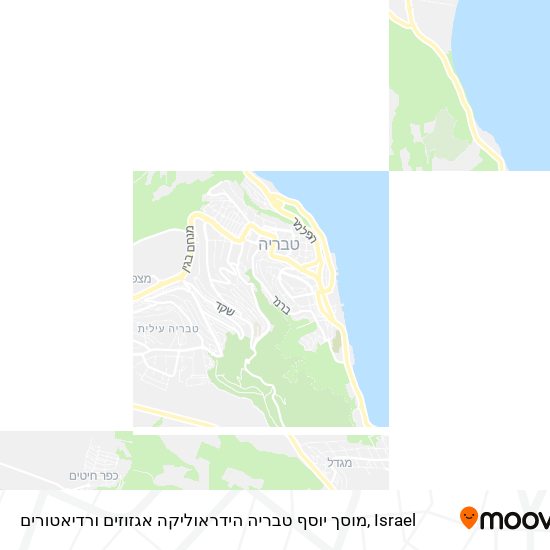 מוסך יוסף טבריה הידראוליקה אגזוזים ורדיאטורים map