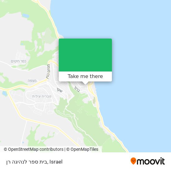 בית ספר לנהיגה רן map