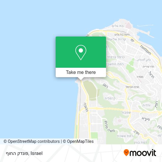 Карта פונדק החוף