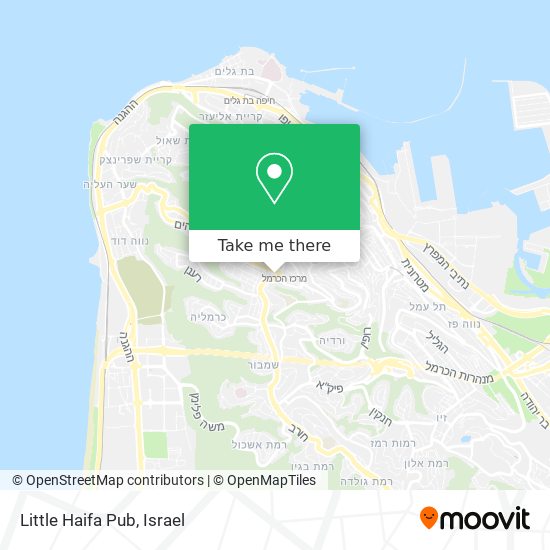 Карта Little Haifa Pub