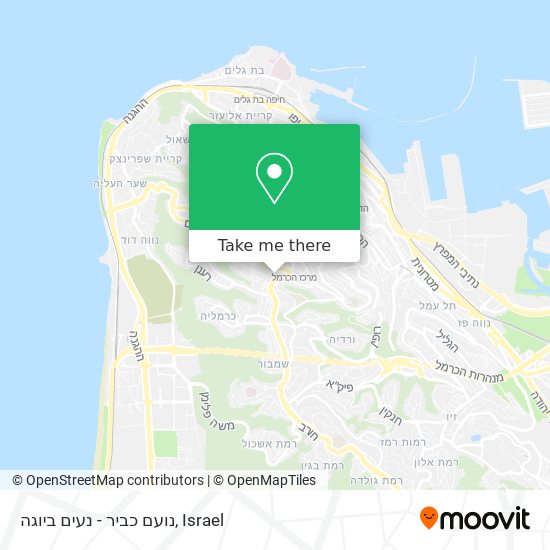 נועם כביר - נעים ביוגה map