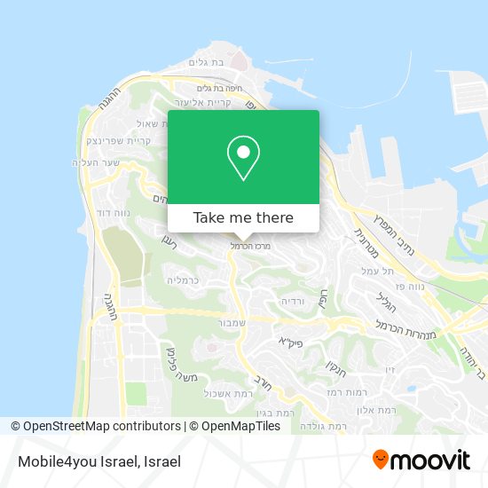Карта Mobile4you Israel