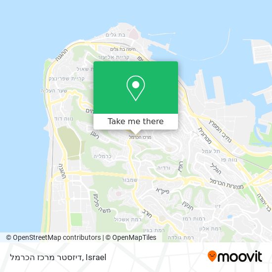 דיזסטר מרכז הכרמל map