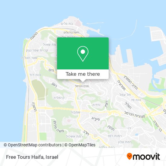 Карта Free Tours Haifa