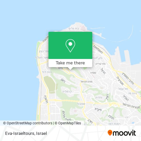 Eva-Israeltours map
