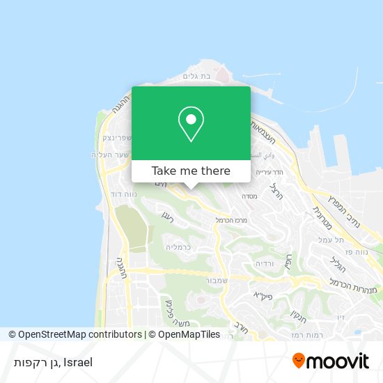 גן רקפות map