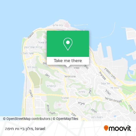 מלון ביי וויו חיפה map