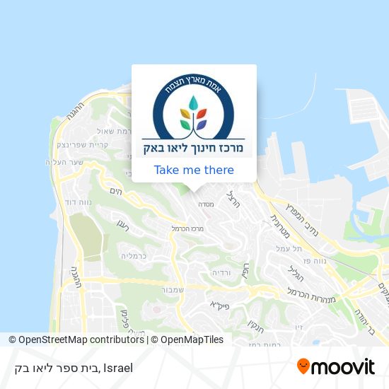 בית ספר ליאו בק map