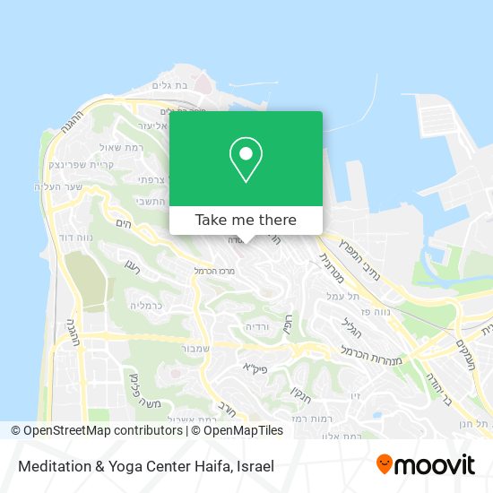 Meditation & Yoga Center Haifa map