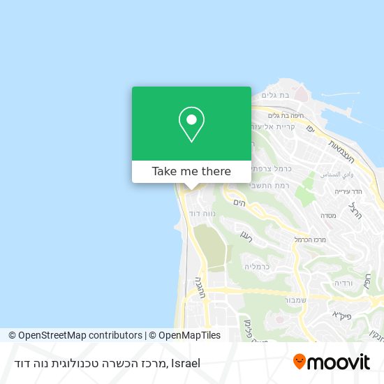 מרכז הכשרה טכנולוגית נוה דוד map