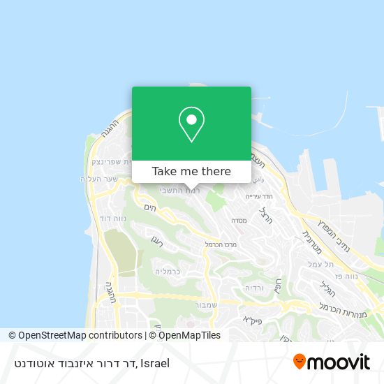 דר דרור איזנבוד אוטודנט map