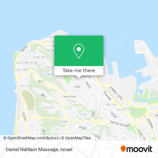 Карта Daniel Nahlaot Massage