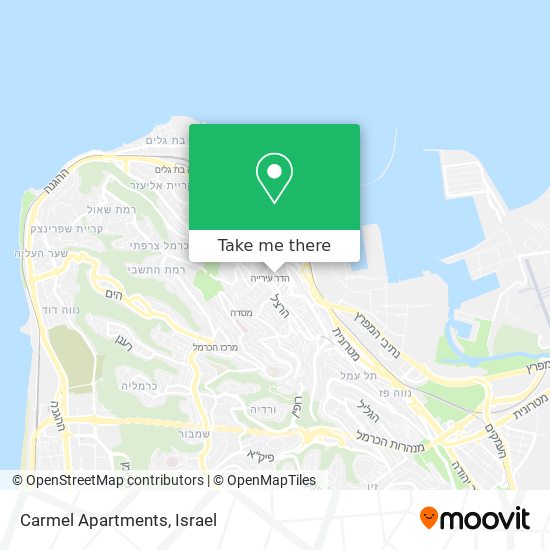 Carmel Apartments map