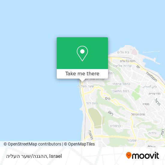 ההגנה/שער העליה map