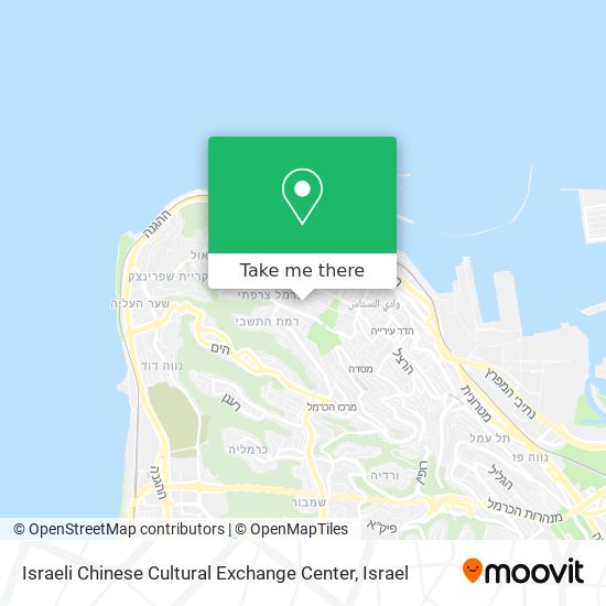 Карта Israeli Chinese Cultural Exchange Center