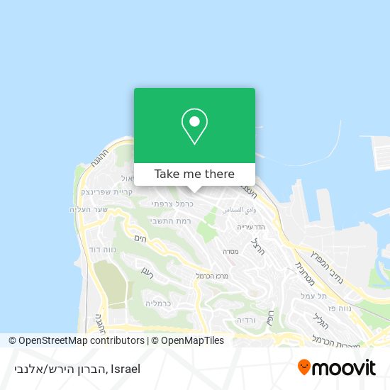 הברון הירש/אלנבי map