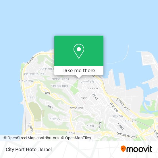 City Port Hotel map