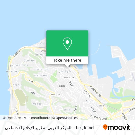 حملة- المركز العربي لتطوير الإعلام الاجتماعي map