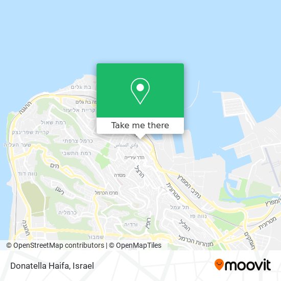 Donatella Haifa map